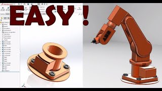 Solidworks Complete Tutorial  ARM ROBOT  ABB  1 BASE [upl. by Madora775]