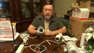 Basic Ctronics Security Camera System Installation wireless and wired [upl. by Eugene]