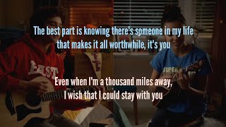 Even WhenThe Best Part Lyric Video  HSMTMTS S2  Olivia Rodrigo amp Joshua Bassett [upl. by Sadoc]