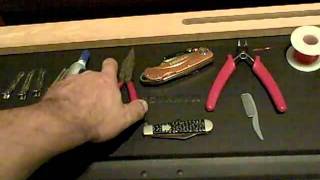 How to Rehair a violin Bow Part 1 [upl. by Tnelc]