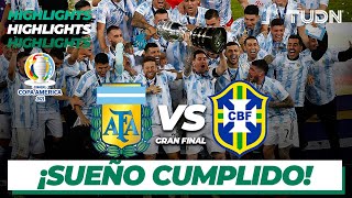 Highlights  Argentina vs Brasil  Copa América 2021  Gran Final  TUDN [upl. by Licastro]