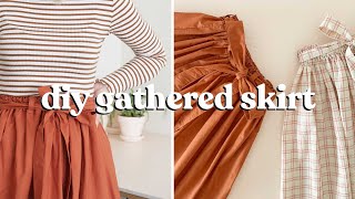 How To Make The Perfect Gathered Skirt [upl. by Miquela450]