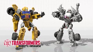 Transformers ConstructBots  Switcheroo  Transformers Official [upl. by Itirp]