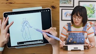 Character Animation in Procreate How to Add Detail [upl. by Oicatsana]