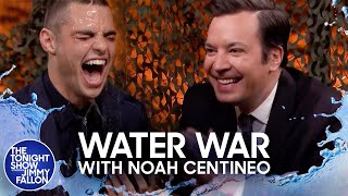 Water War with Noah Centineo [upl. by Xirdnek]