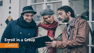 Groups  Enroll in a Group  Learner [upl. by Alilad641]