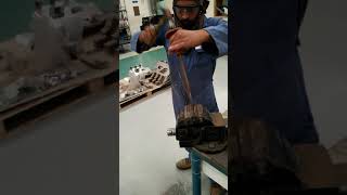 Chisel test for resistance spot weld PQR qualification [upl. by Adiam96]