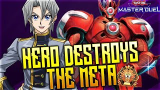 HERO Deck OBLITERATES The Meta S38💥 YuGiOh Master Duel [upl. by Erdried907]