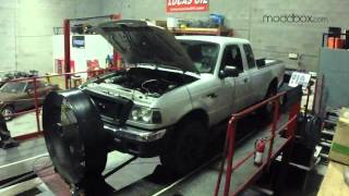 Ranger Supercharger Kit  35 psi Dyno 40 V6 [upl. by Eidahs]