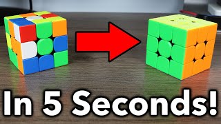 How to ACTUALLY Solve A Rubiks Cube In 5 Seconds [upl. by Nirel]