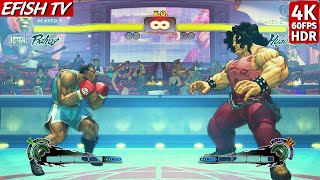 Balrog vs Hugo Hardest AI  Ultra Street Fighter IV [upl. by Estelle41]