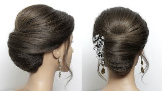 French Roll Hairstyle Juda Style Hair Tutorial [upl. by Loydie468]