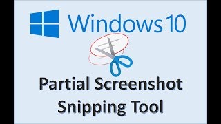 Windows 10  Snipping Tool  How to Use Screen Snip to Take Screenshot  Shortcut Key Tutorial in MS [upl. by Knowlton]