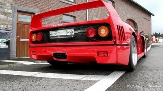 Ferrari F40  AMAZING SOUND [upl. by Leahcimluap]