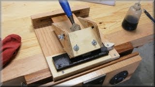 How To Make A Chisel Sharpening Jig [upl. by Neelloc581]