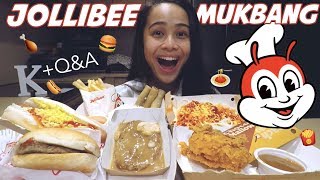 JOLLIBEE MUKBANG  QampA [upl. by Petta]