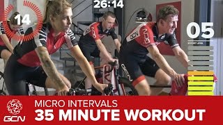 Fast Fitness Workout  High Intensity 35 Minute Indoor Cycling Training [upl. by Outlaw]