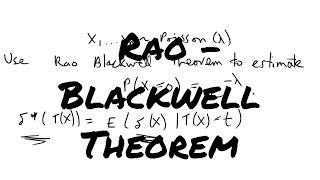 RaoBlackwell Theorem [upl. by Hux]