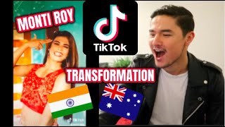 MONTI ROY TIKTOK TRANSFORMATIONCHALLENGE REACTION  Don David [upl. by Hsemin]