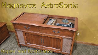 Magnavox AstroSonic Console Stereo Repair and Restoration [upl. by Mcginnis]