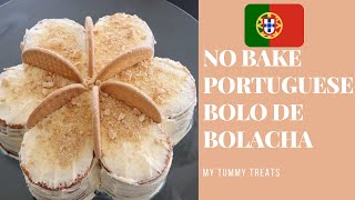 Bolo de Bolacha NO BAKE PORTUGUESE DESSERT [upl. by Etyam]