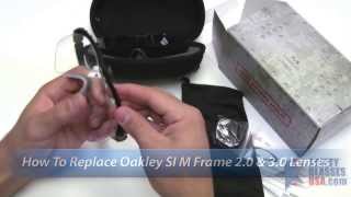 How to Change Lenses on Oakley SI M Frames [upl. by Olly690]