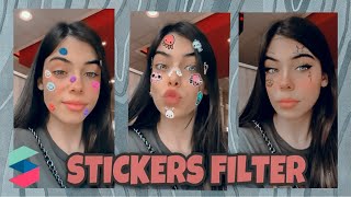 COMO CREAR FILTROS DE INSTAGRAM STICKERS  Spark Ar Tutorial ✨ [upl. by Lovash]