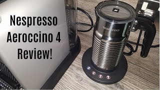 Nespresso Aeroccino 4 Milk Frother Review  Worth upgrading from the Aeroccino 3 [upl. by Marvella]