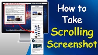 How to take Long Scrolling Screenshot  full page screen capture  Scroll screenshot [upl. by Lais]