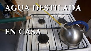 Como Hacer Agua Destilada en Casa [upl. by Hume]