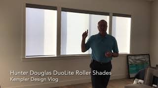 Hunter Douglas Designer Roller Shades with DuoLite [upl. by Horacio]