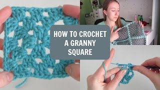 How to Crochet a Granny Square [upl. by Etnor]