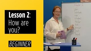 Beginner Levels  Lesson 2 How Are You [upl. by Parette]