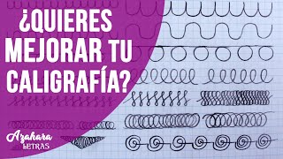 ✍️🔝 10 Ejercicios de Caligrafía para Mejorar tu Letra [upl. by Yrgoerg]