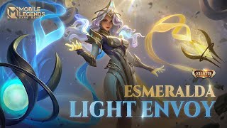 New Collector Skin  Esmeralda quotLight Envoyquot  Mobile Legends Bang Bang [upl. by Bonacci577]