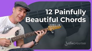 12 Beautiful Guitar Chords You Should Know [upl. by Arahsal]