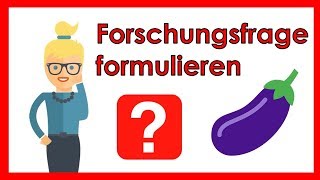 Forschungsfrage formulieren für deine BachelorarbeitHausarbeit  Das Geheimnis [upl. by Gavrielle]