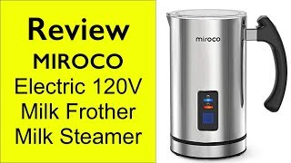 Review Miroco Milk Frother  How to make froth milk at home [upl. by Eed]