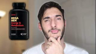 GNC MegaMan Energy amp Metabolism Mulitvitamin for Men  GNC Product Review [upl. by Rumery]