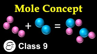 Mole Concept  Atoms and Molecules  12  in Hindi for Class 9 Science NCERT [upl. by Esiole290]