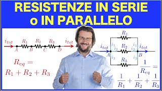 Resistenze in serie o in parallelo resistenza equivalente [upl. by Padgett228]