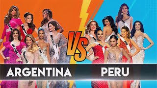 ARGENTINA vs PERU  MISS UNIVERSE 2000  2021 [upl. by Tiphanie]