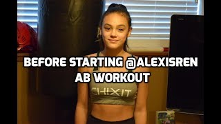 IM DOING ALEXIS RENS AB WORKOUT FOR THE NEXT 30 DAYS [upl. by Marthe728]