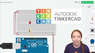 Fading LED With Arduino in Tinkercad [upl. by Ahsinauq81]