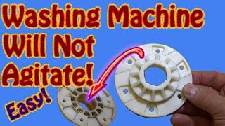 How to Repair a Maytag Bravos Washing Machine That Does Not Agitate Properly  Drum Hub Replacement [upl. by Sido]