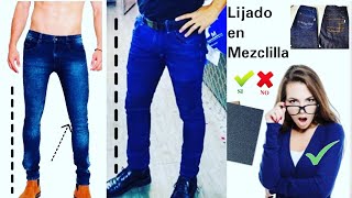 Como hacer un Deslavado de Mezclilla pantalón Caballero Proceso Casero \u00100 Efectivo 👌👌 [upl. by Ttennaej836]