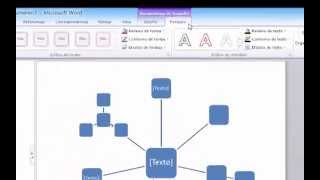 como hacer un mapa mental en word [upl. by Qiratla]