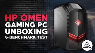 HP OMEN Desktop Gaming PC Unboxing amp Benchmark Tests [upl. by Barris]