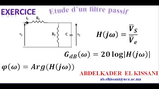 Exercice  Filtre Passif [upl. by Yatzeck]