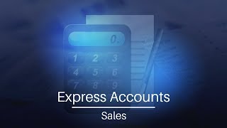 Express Accounts Accounting Software  Sales [upl. by Gaby]